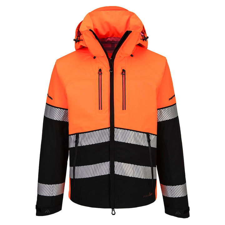 EV4 Jachetă Hi-Vis Shell (3L) - Portocaliu/Negru