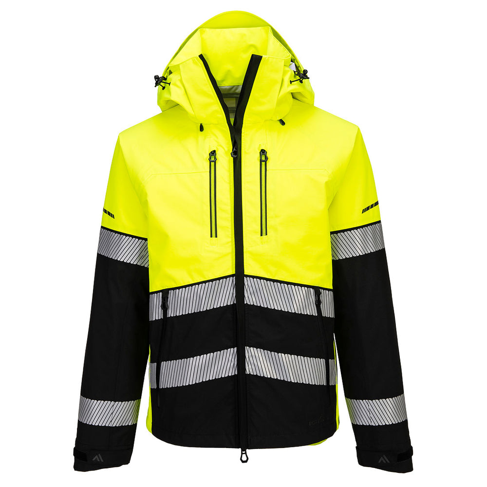 EV4 Jachetă Hi-Vis Shell (3L) - Galben/Negru