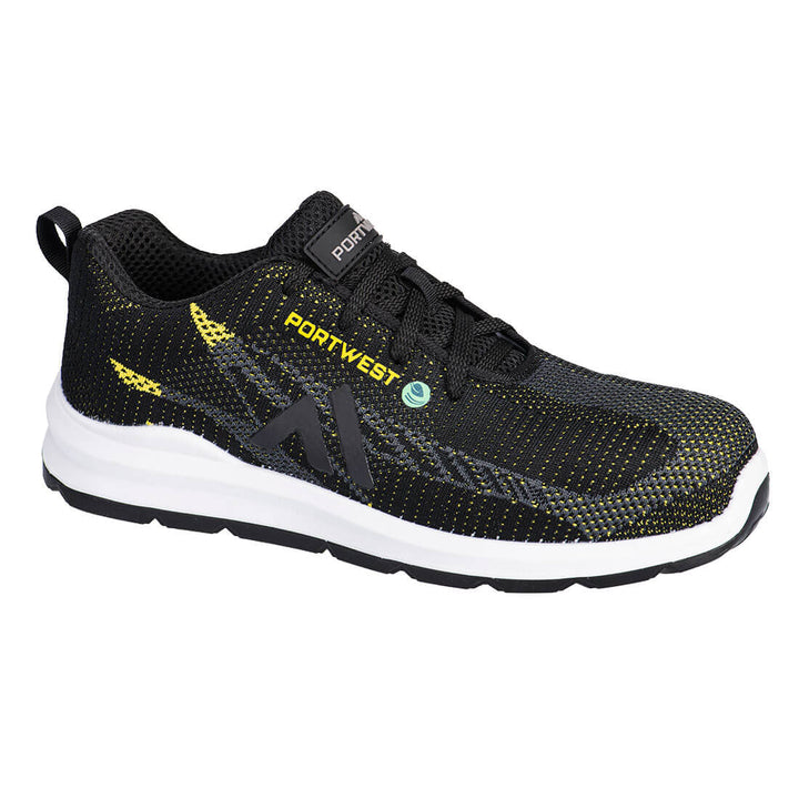 Eco Fly Composite Trainer S1PS SR FO - Negru/Galben