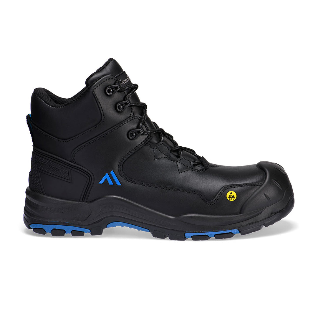 Apex Composite Mid Boot S3S ESD HRO SR SC FO - Negru/Albastru