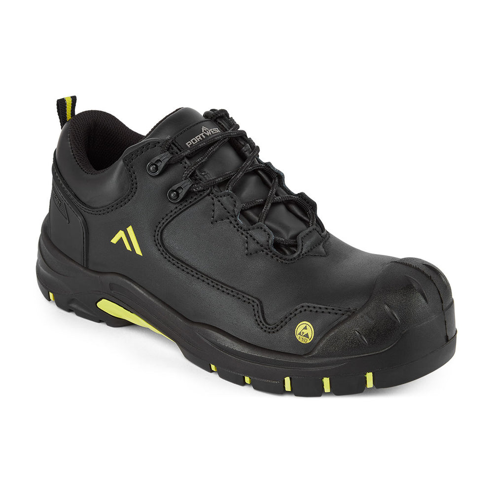 Apex Compositelite Shoe S3S ESD HRO SR SC FO - Negru/Galben