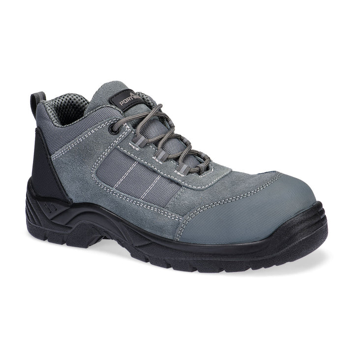 Pantof compozit Textil Suede  S1 SR FO - Gri metalic