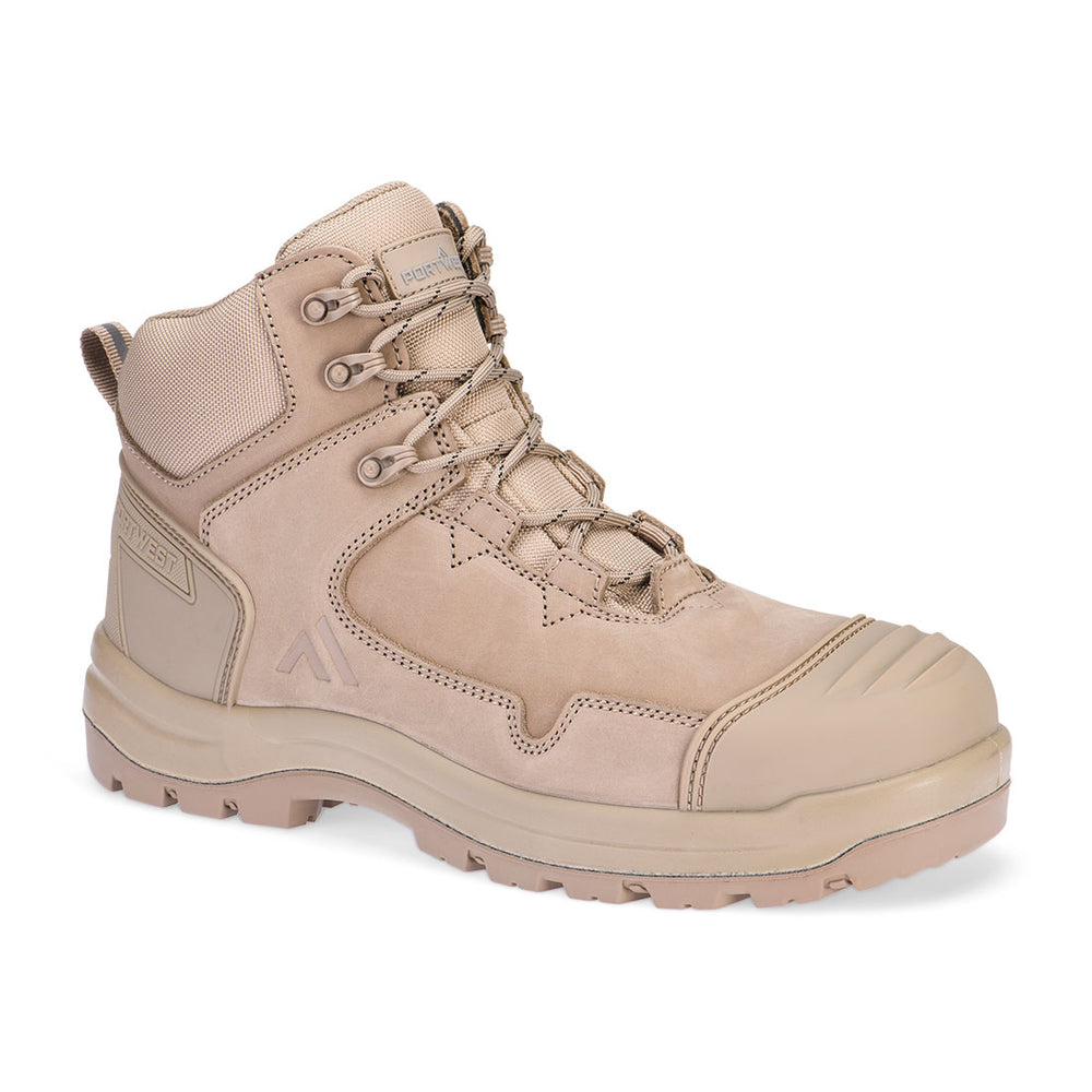 Wheat Apex Composite Mid Boot S3S HRO SR - Stone