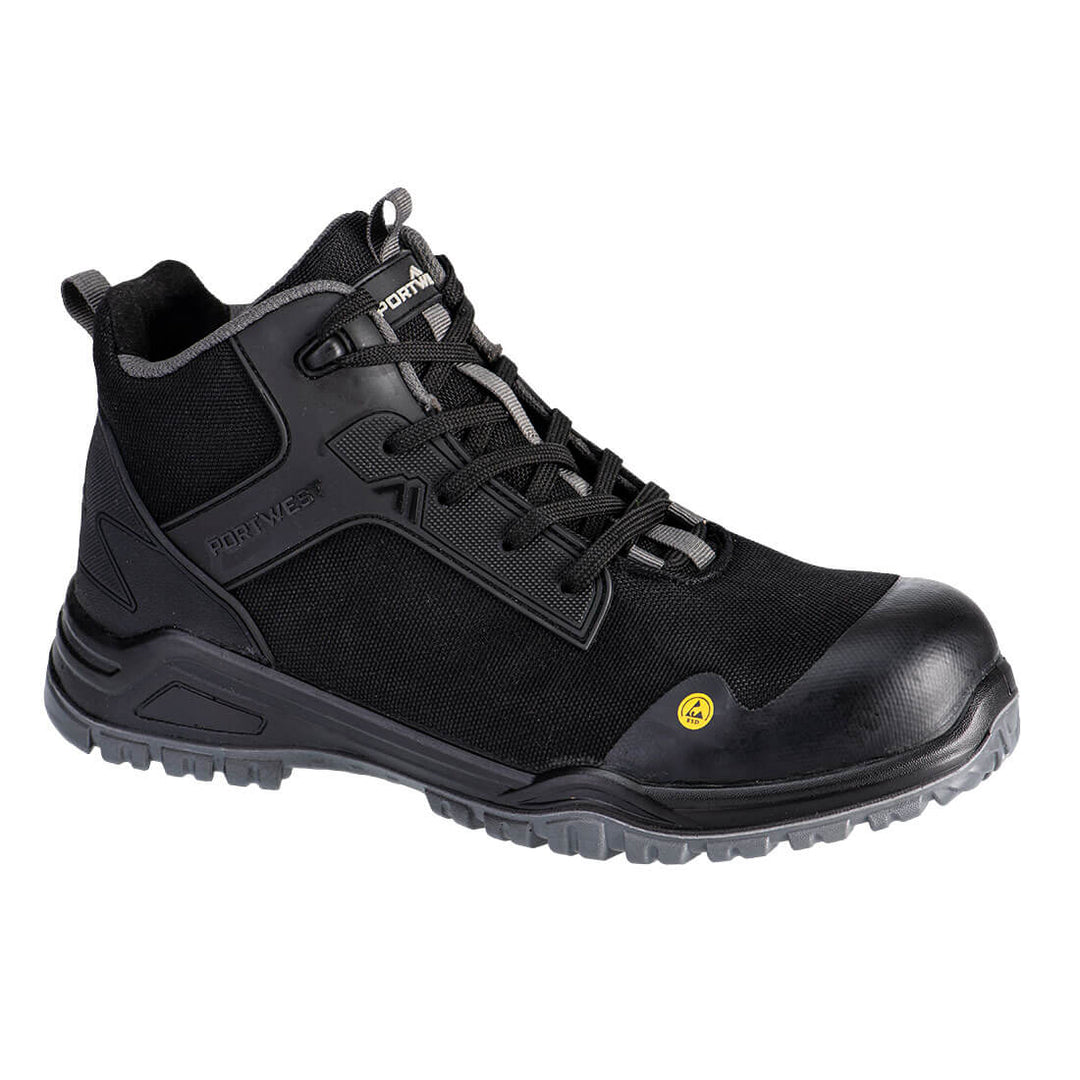 Bevel Composite Mid Boot S3S ESD SR FO - Negru/Gri