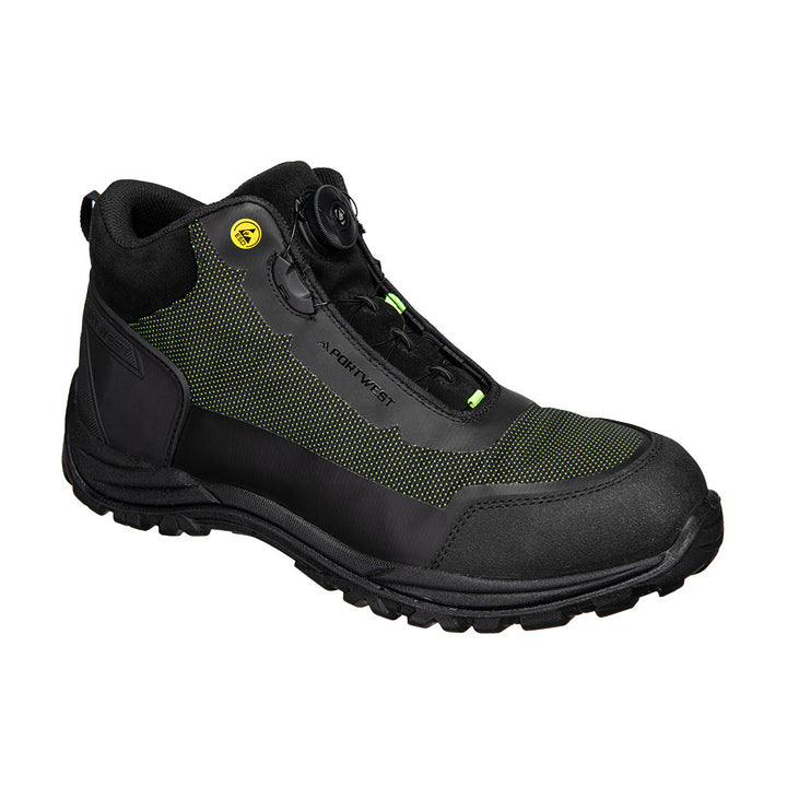 Girder Composite Mid Boot S3S ESD SR FO - Negru/Verde