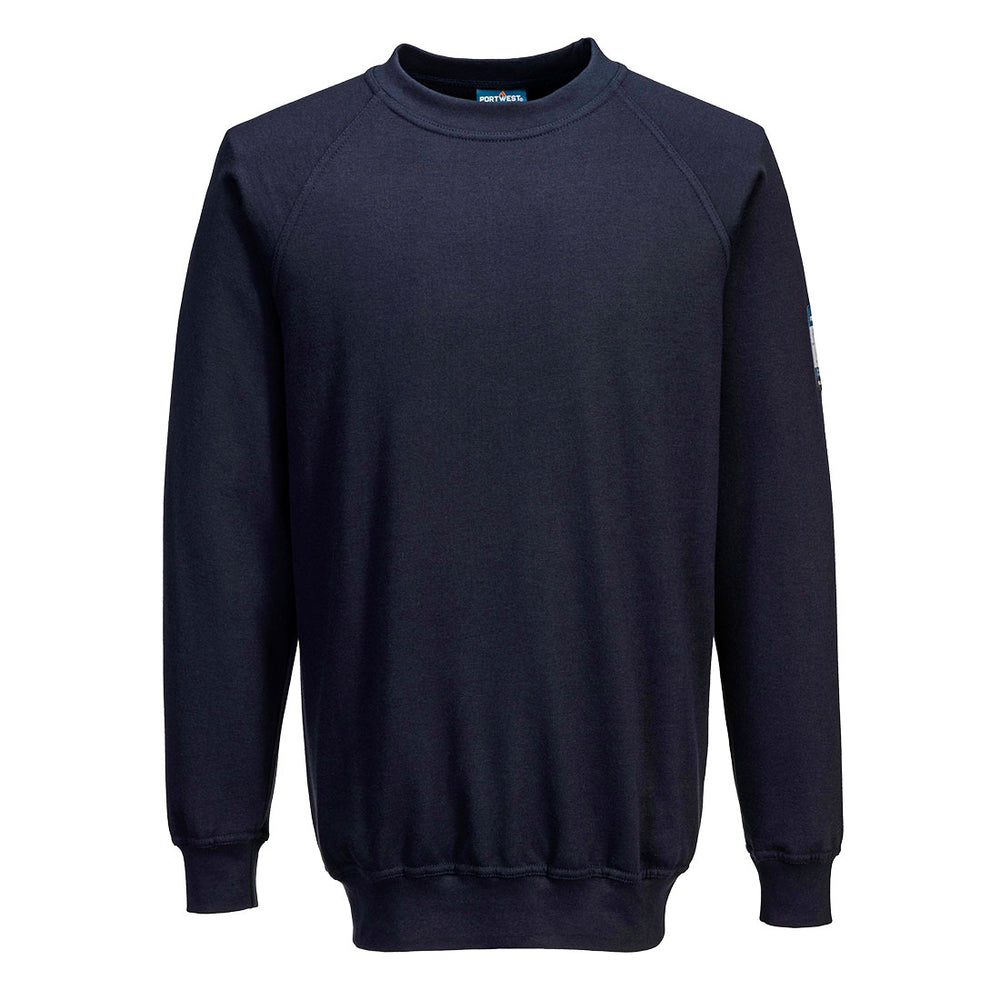 FR Modaflame Hi-Vis Tricou anti static cu maneca lunga - Navy