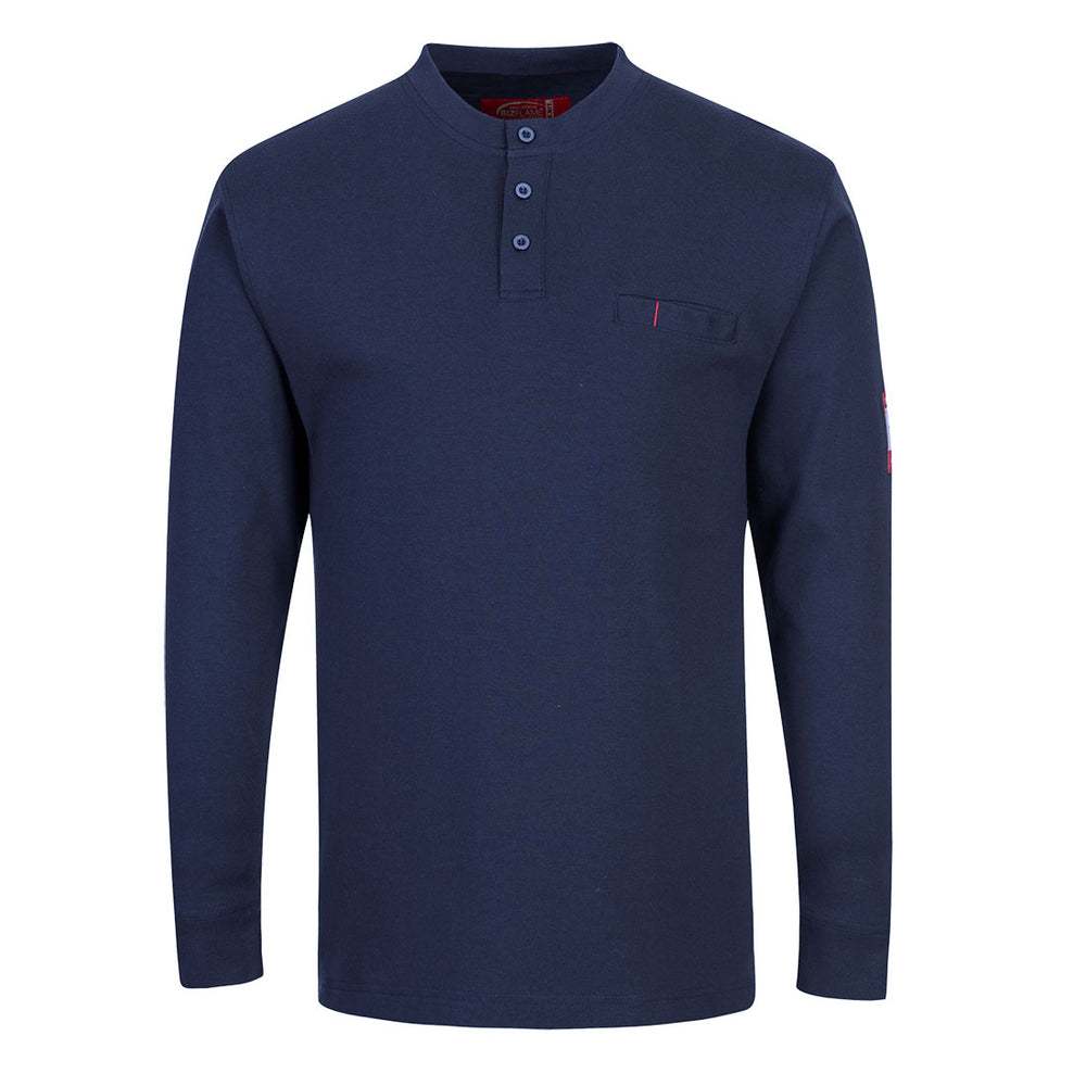 FR Anti-static Henley - Navy
