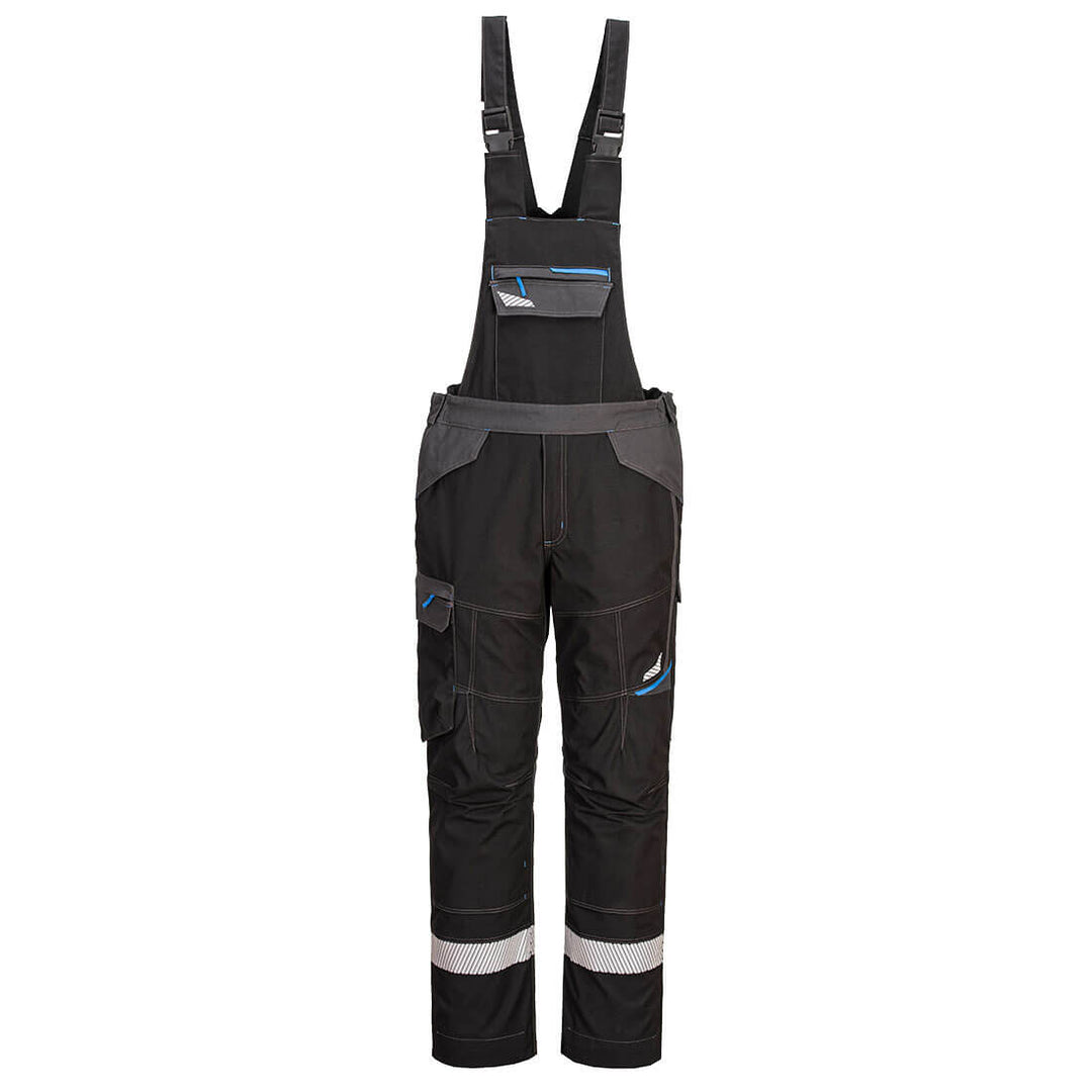 WX3 Pantaloni cu Pieptar Modaflame FR - Negru