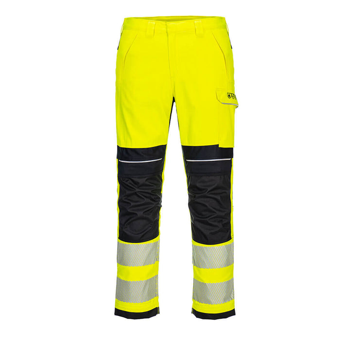PW3 FR Modaflame Hi-Vis Work Trousers - Galben/Negru