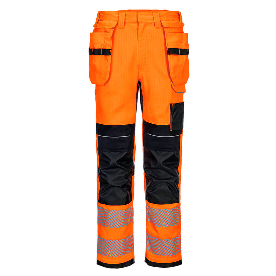 PW3 FR Modaflame HVO Holster Trousers - Portocaliu/Negru