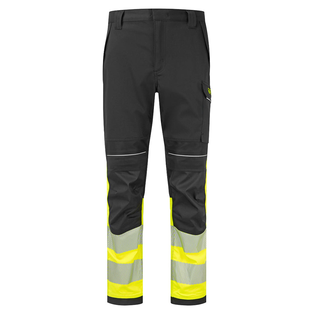 PW3 Modaflame Pantaloni de lucru Hi-Vis clasa 1 FR - Galben/Negru