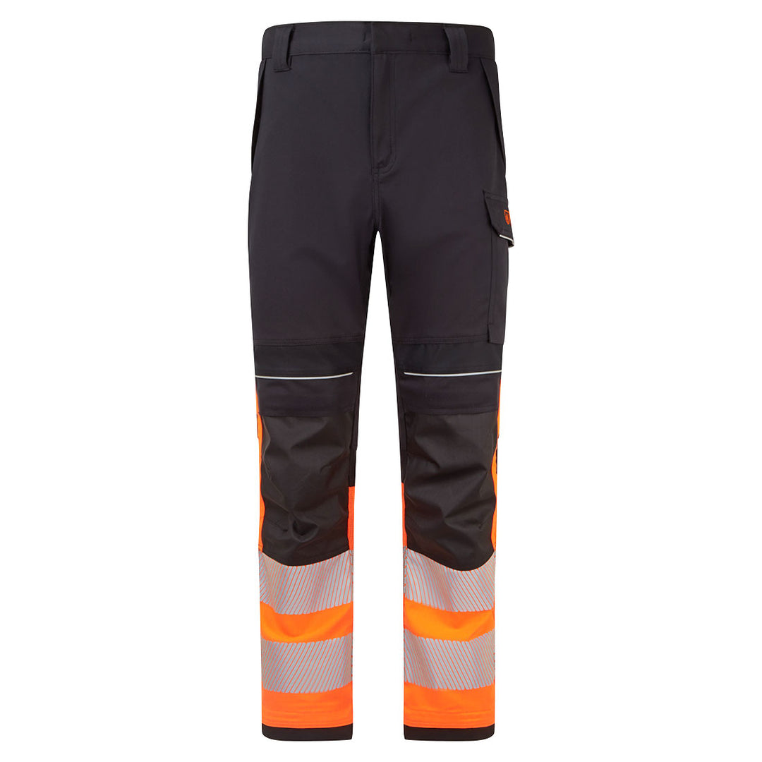 PW3 Modaflame Pantaloni de lucru Hi-Vis clasa 1 FR - Portocaliu/Negru