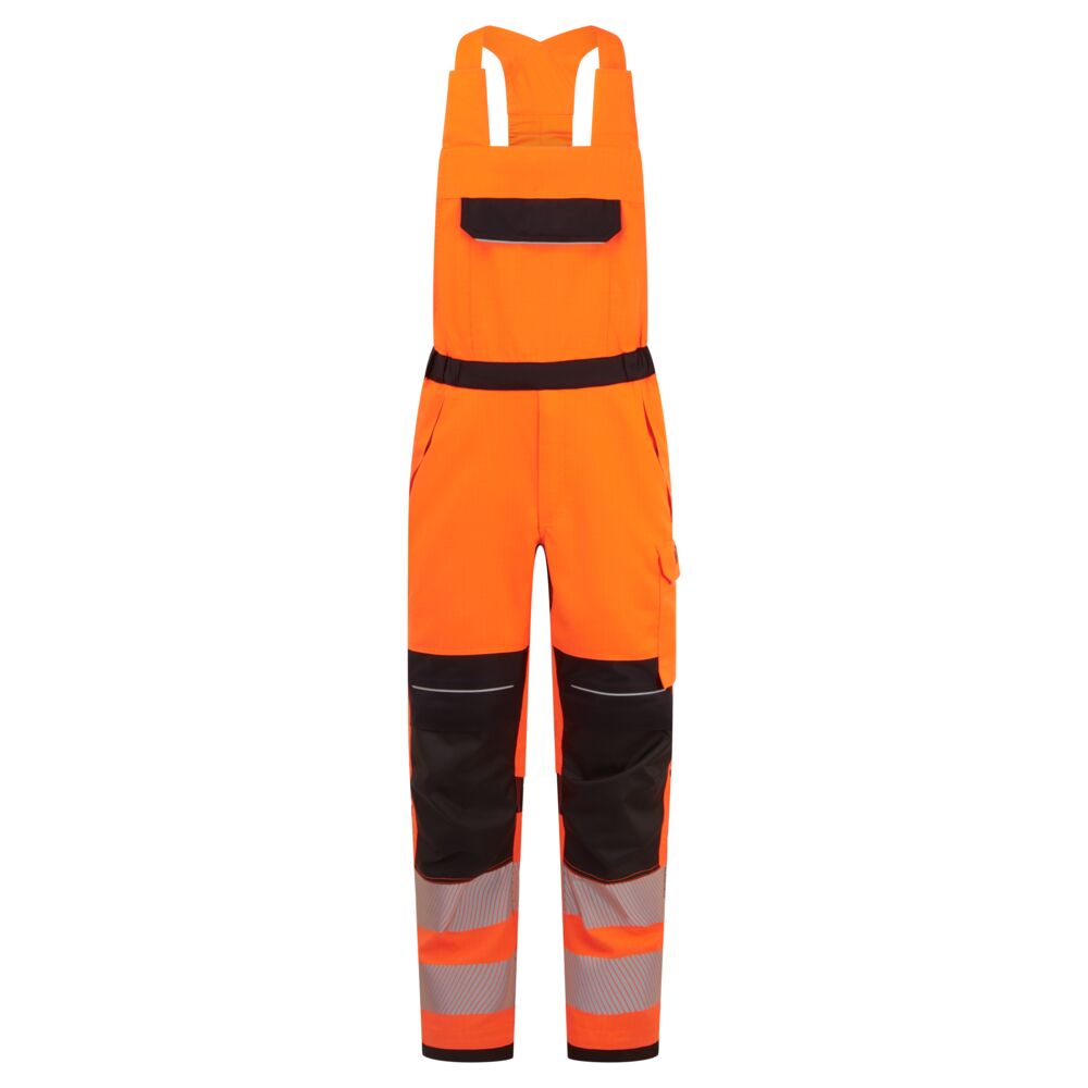 PW3 Modaflame Work HVO Multi-Norm FR Salopetă și bretele - Portocaliu/Negru