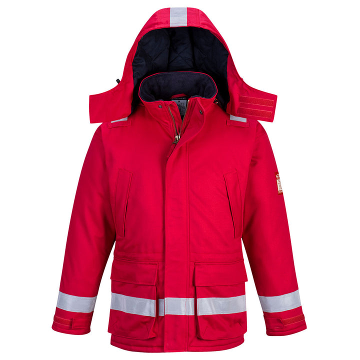 Jacheta de Iarna  Antistatica, Ignifuga - Rosu