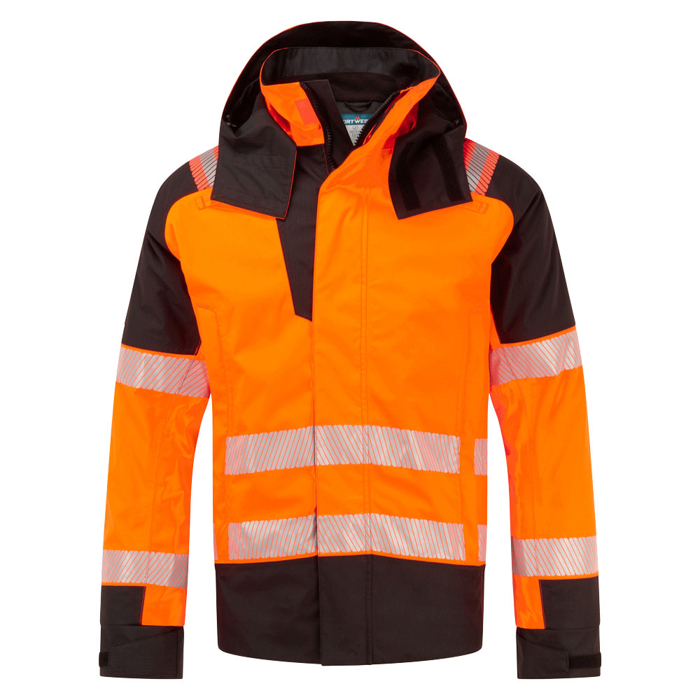 PW3 FR Modaflame Rain+ Hi-Vis Jacheta de iarna - Portocaliu/Negru