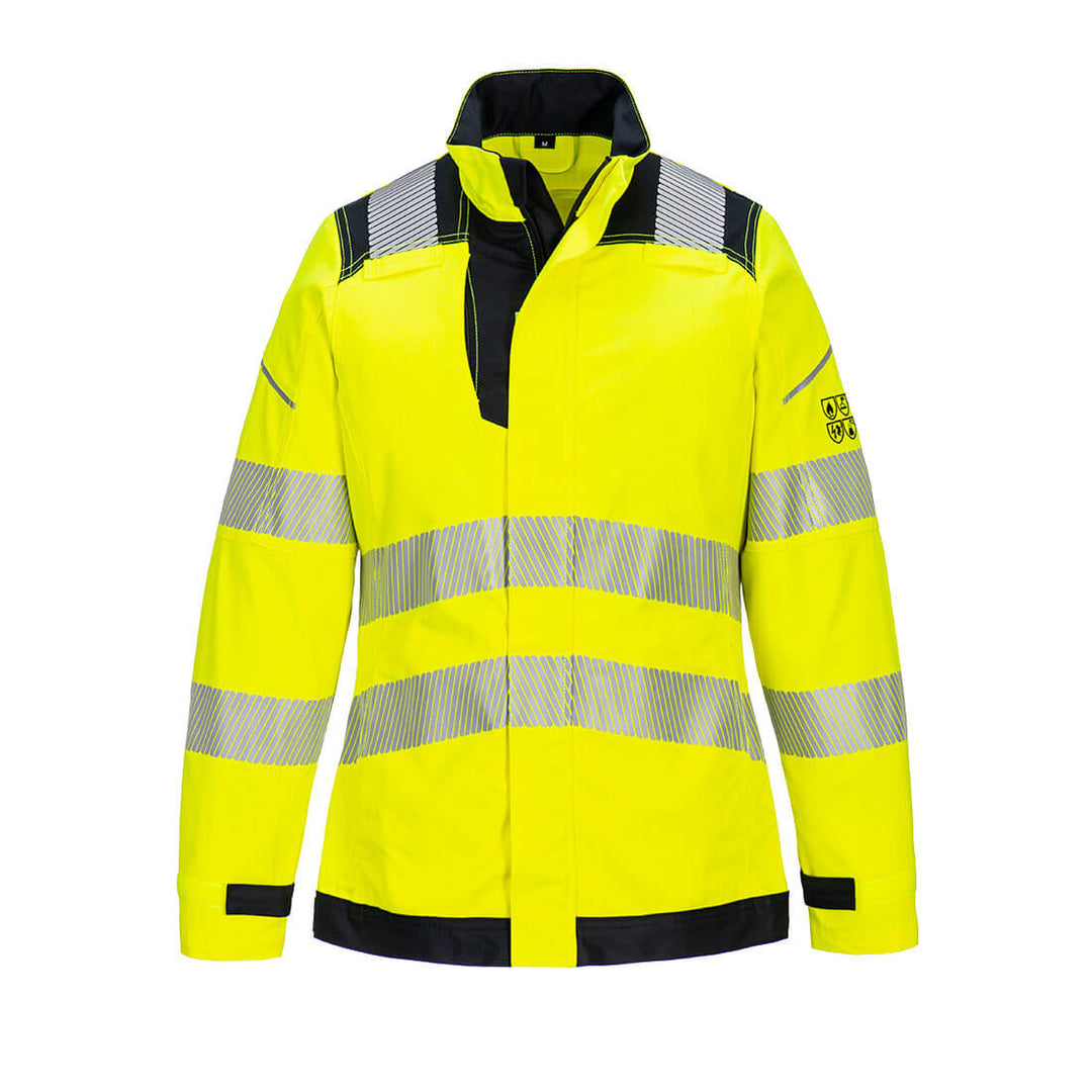 PW3 FR Modaflame Hi-Vis Women's Work Jacket - Galben/Negru