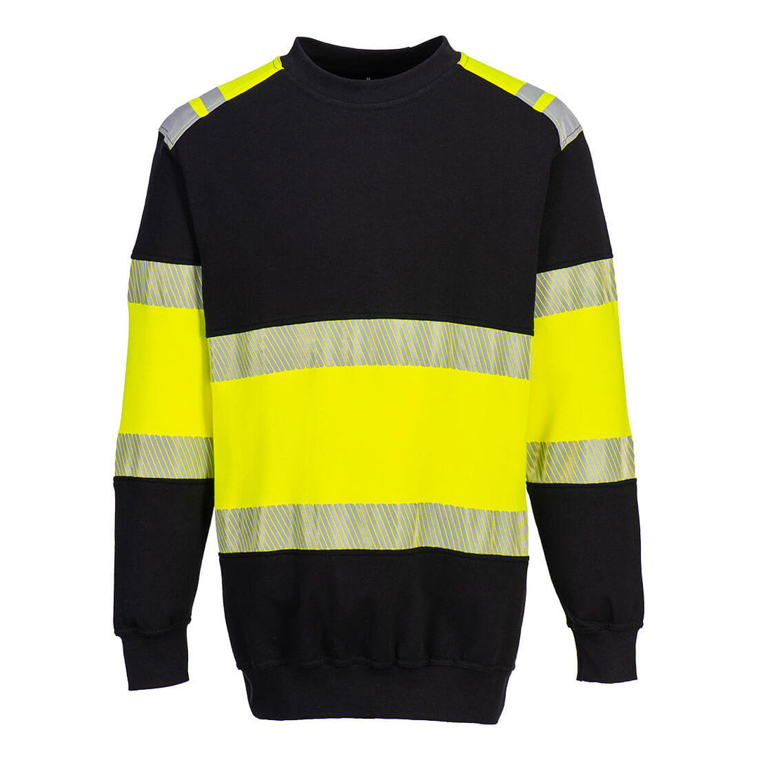 PW3 FR Modaflame Class 1 Sweatshirt - Galben/Negru
