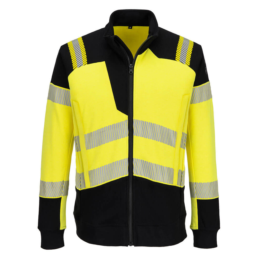 PW3 Modaflame Knit Hi-Vis FR Sweatshirt - Galben/Negru