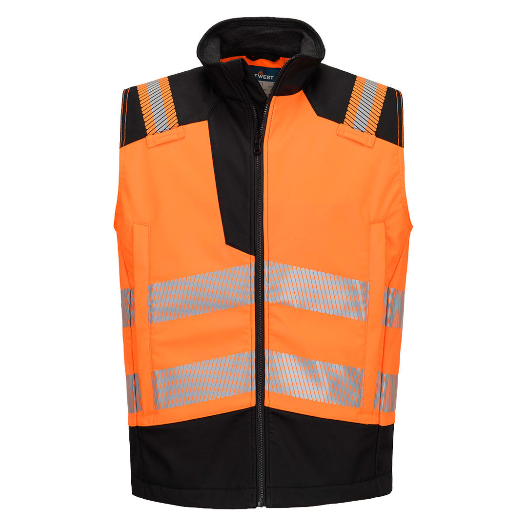 PW3 Modaflame Softshell Hi-Vis Multi-Norm FR Jacket - Portocaliu/Negru