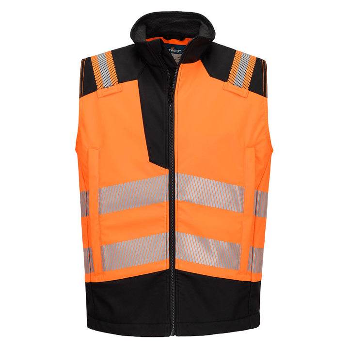 PW3 Modaflame Softshell Hi-Vis Multi-Norm FR Jacket - Portocaliu/Negru