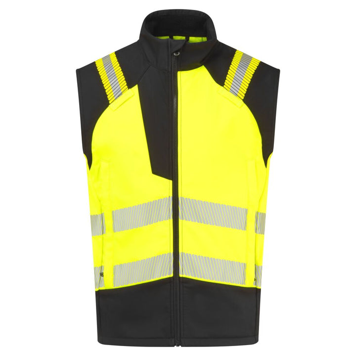 PW3 Modaflame Softshell Hi-Vis Multi-Norm FR Jacket - Galben/Negru