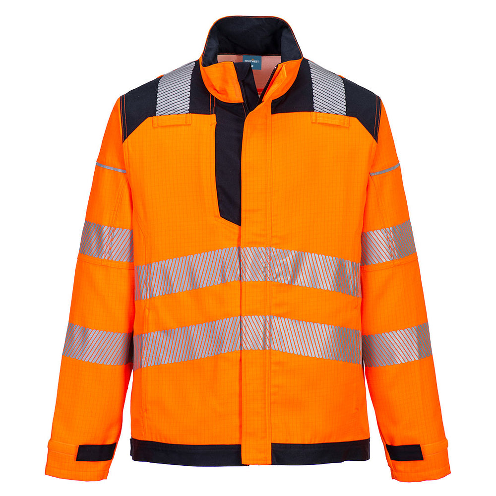 PW3 FR Modaflame HVO Work Jacket - Portocaliu/Navy