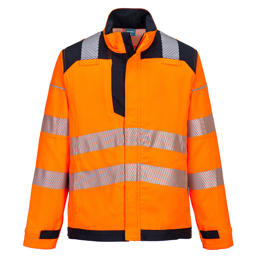 PW3 FR Modaflame HVO Work Jacket - Portocaliu/Navy