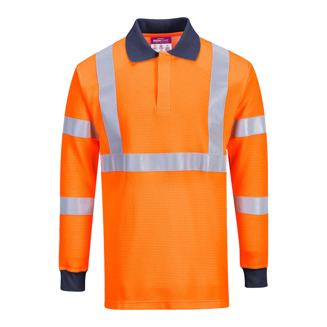 FR Modaflame HVO Polo Shirt - Portocaliu