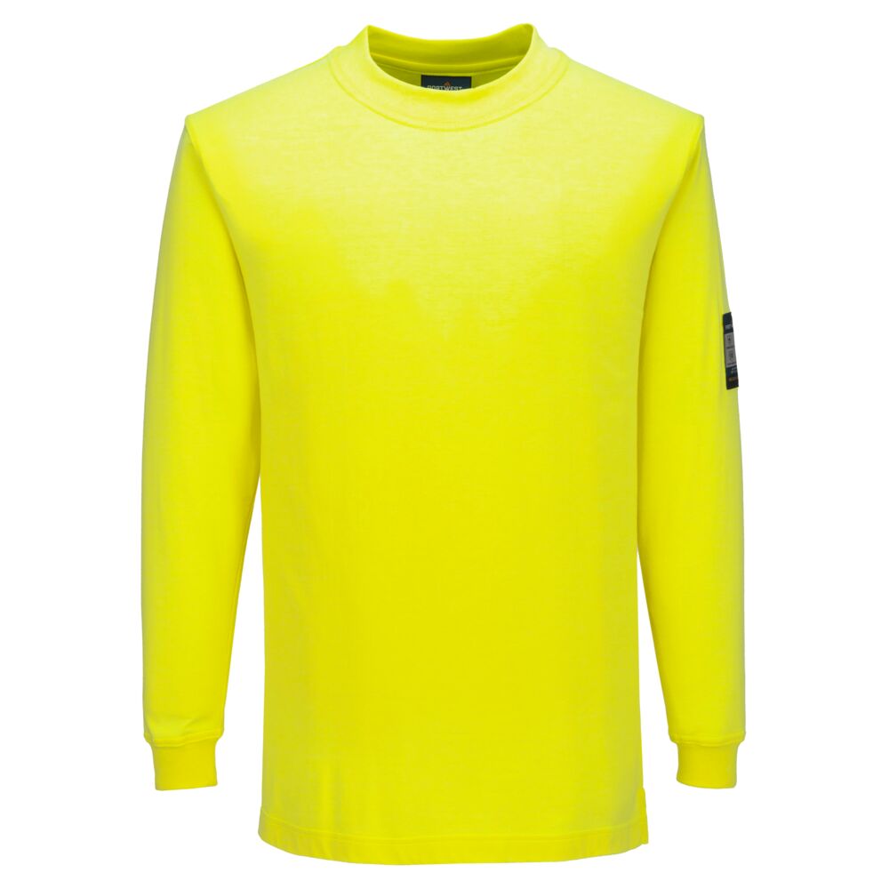 PW3 Modaflame Knit Hi-Vis FR Long Sleeve T-Shirt - Galben