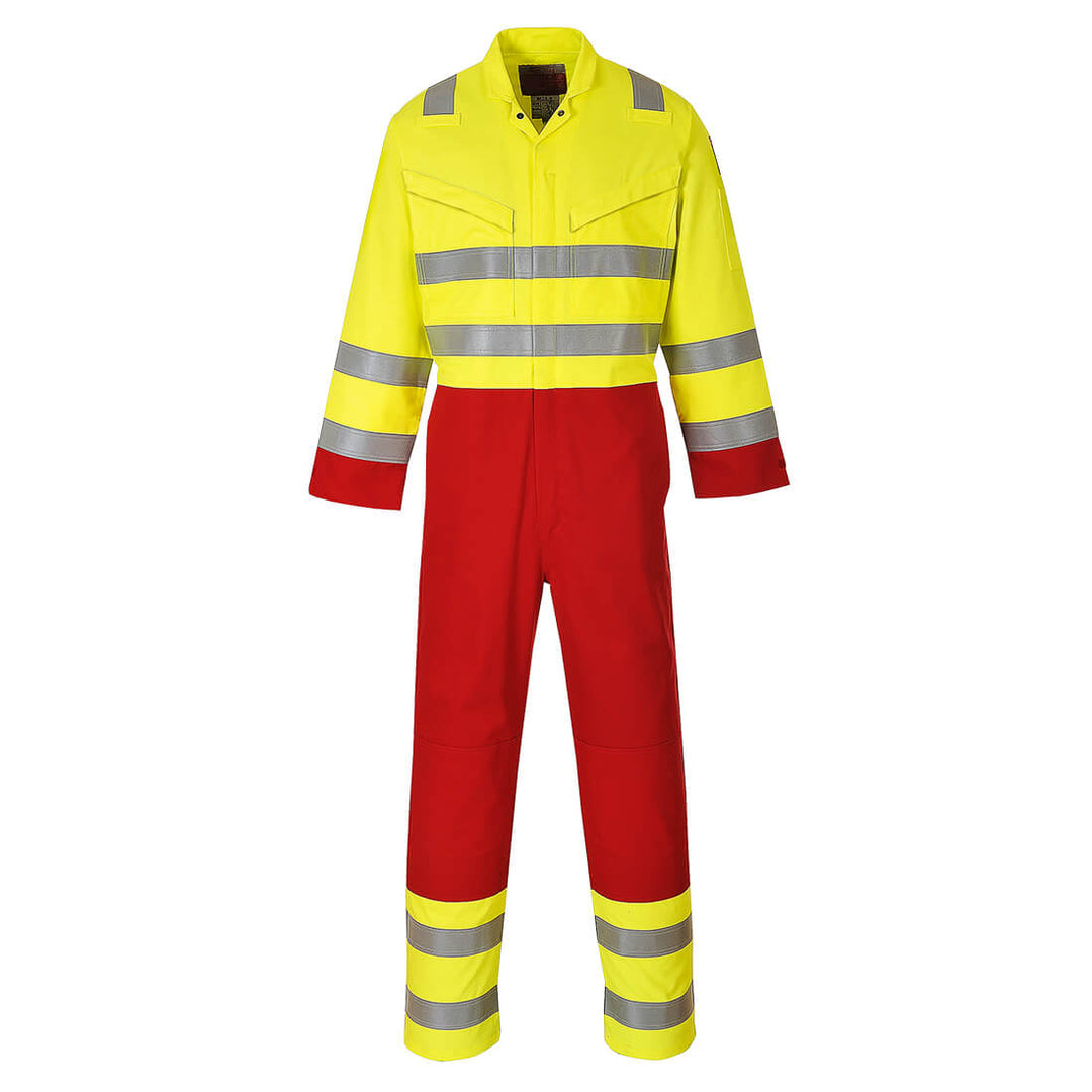 Combinezon Bizflame Work Hi-Vis - Galben