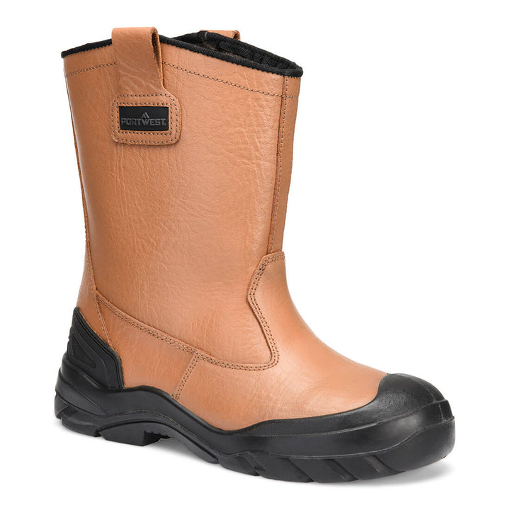 Steel Leather Rigger  S3 CI - Tan