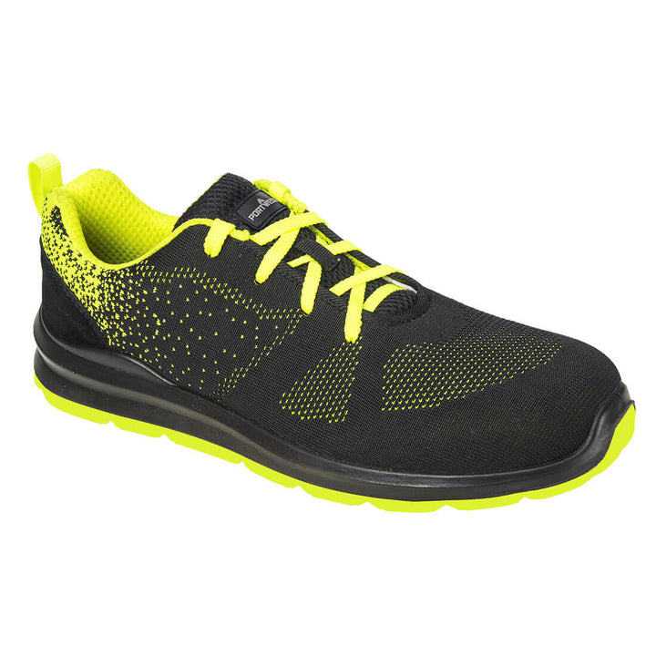 Incaltaminte ocupationala textila  S1P FO SR - Negru/Verde