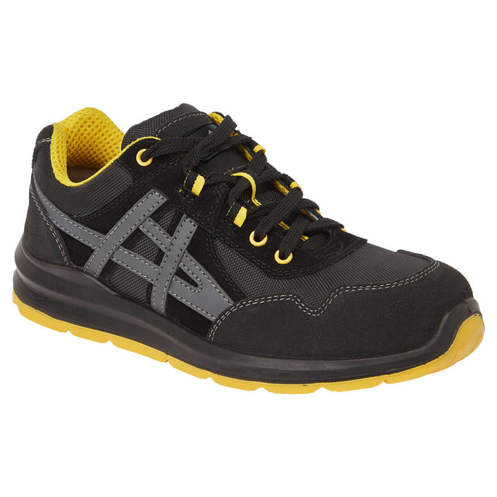 Incaltaminte metalica de piele  S1 FO SR - Negru