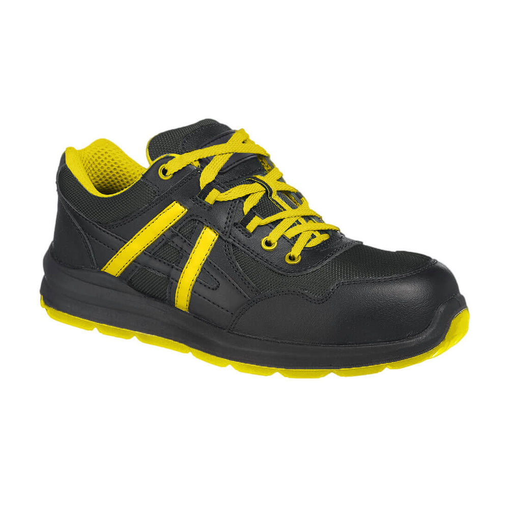 Pantof Mersey Portwest Compositelite S1P - Negru/Galben