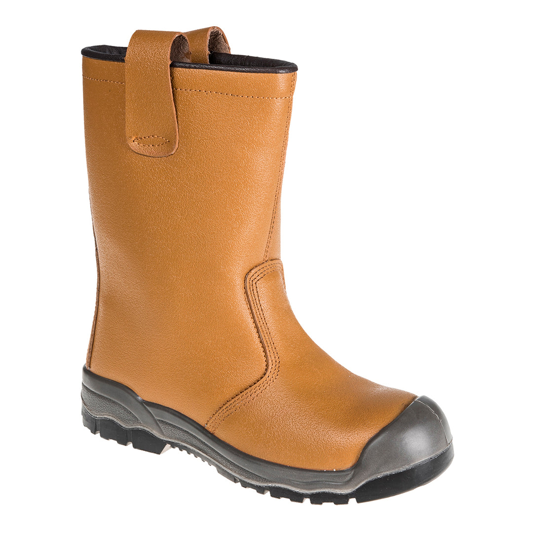 Cizme din piele  S1P SR - Tan