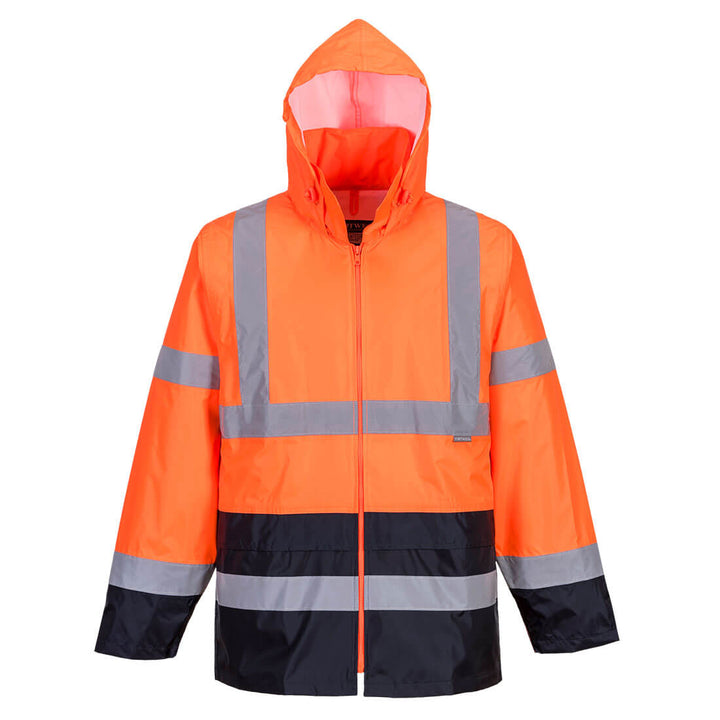 Jacheta de Ploaie Hi-Vis Contrast - Portocaliu/Navy