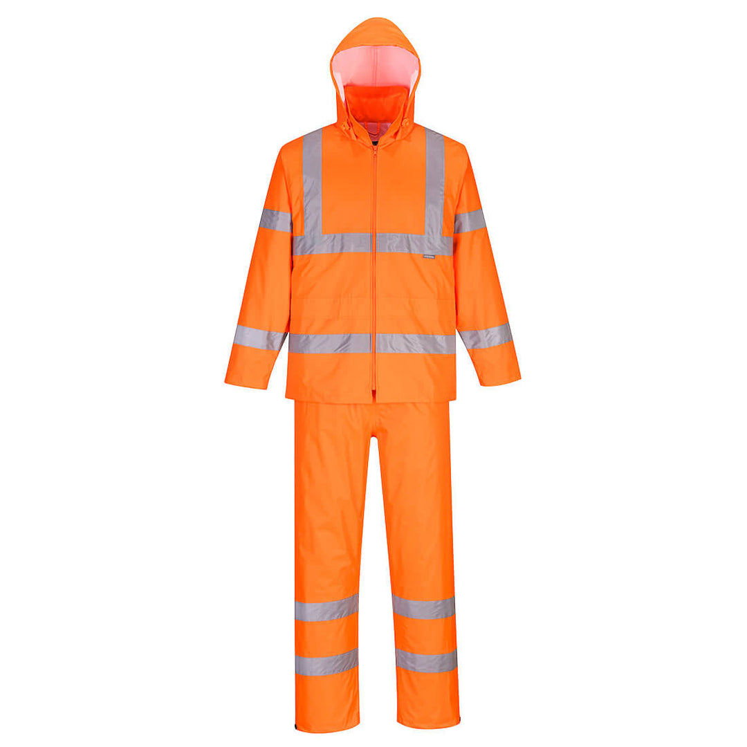 Costum de ploaie Hi-Vis Packaway - Portocaliu