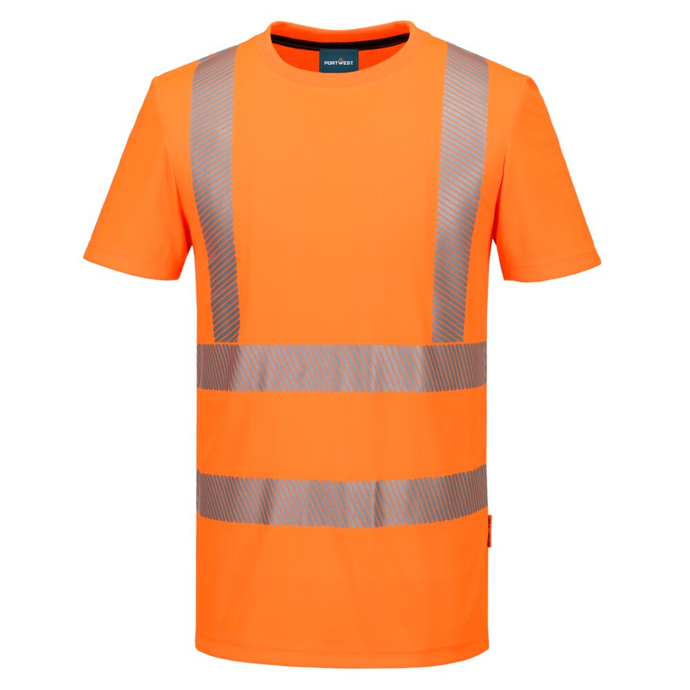 PW3 Tricou HiVis S/S - Portocaliu