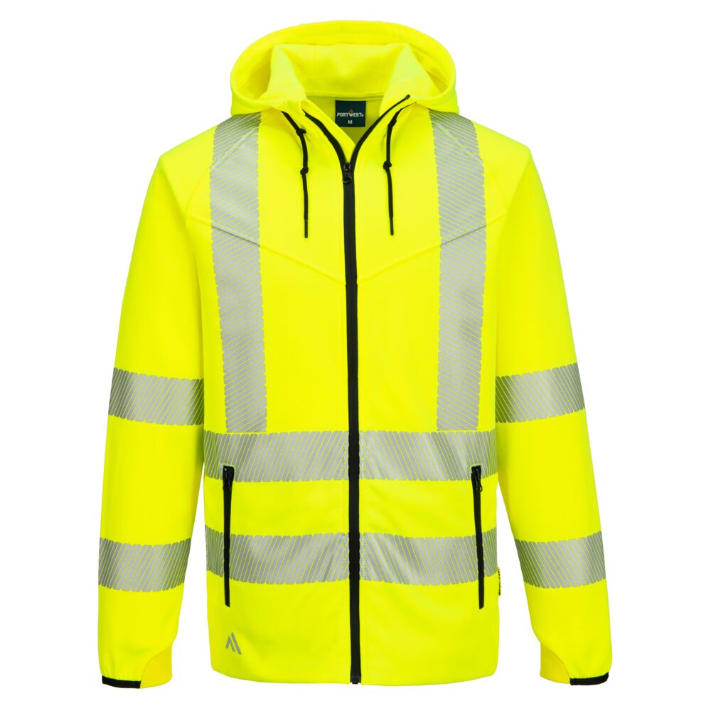 Hanorac cu fermoar KX3 Sport Hi-Vis - Galben