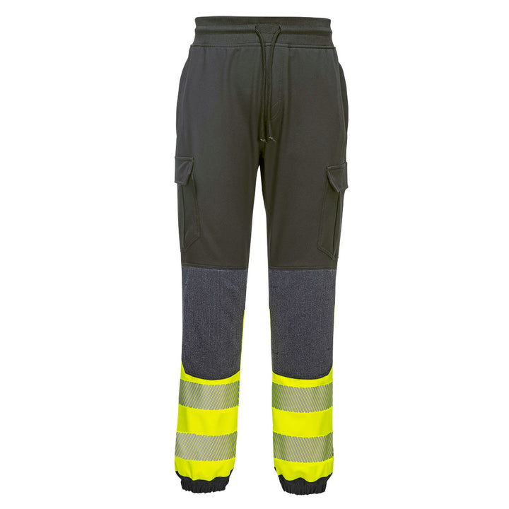 Pantaloni PW3 Hi-Vis Flexi Class 1 Jogger - Negru/Galben