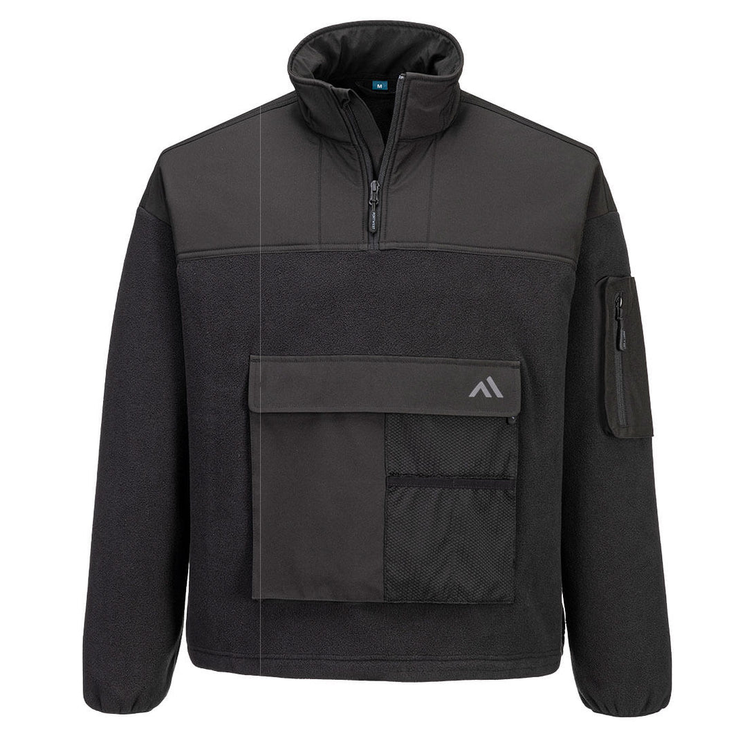 PW3 Hi-Vis 1/4 Zip Sweatshirt - Negru