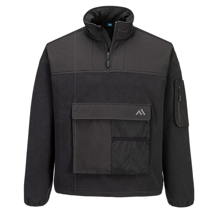 PW3 Hi-Vis 1/4 Zip Sweatshirt - Negru