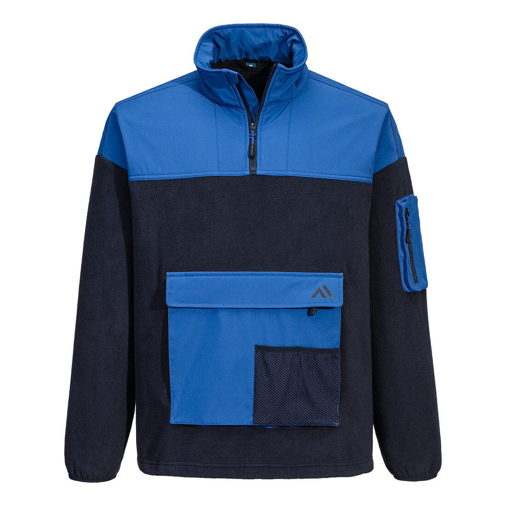 PW3 Hi-Vis 1/4 Zip Sweatshirt - Albastru Inchis/ Cuart