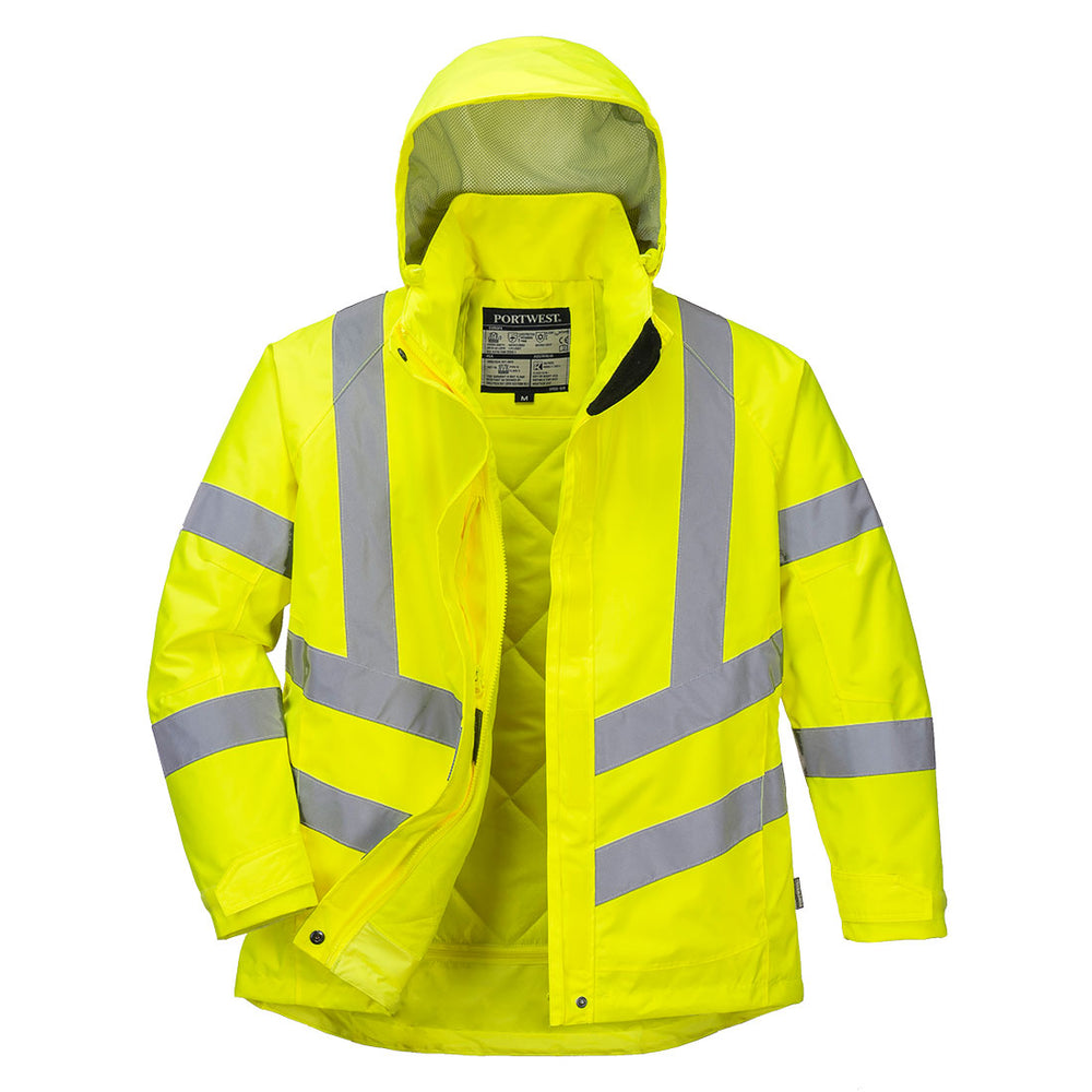 Jachetă HiVis de Iarna pentru Dame - Galben