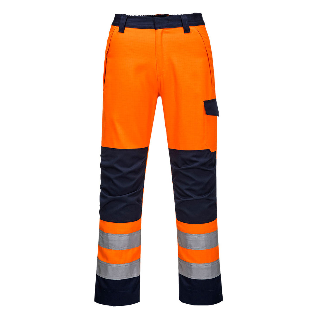 Pantaloni Modaflame RIS Portocaliu/Navy - Portocaliu/Navy