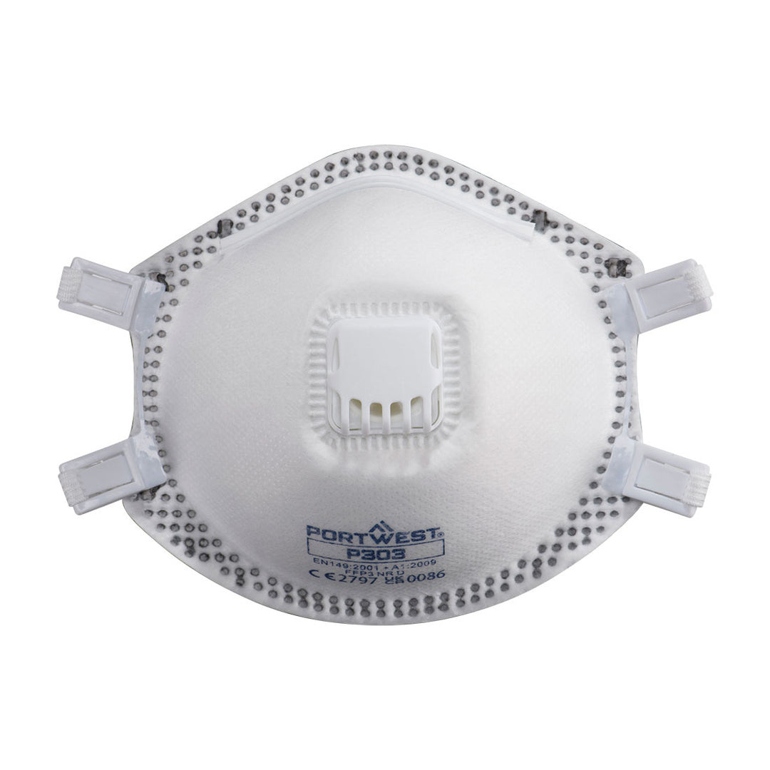 Masca de Protectie Respiratorie FFP3 cu Dolomita (Pk10) - Alb