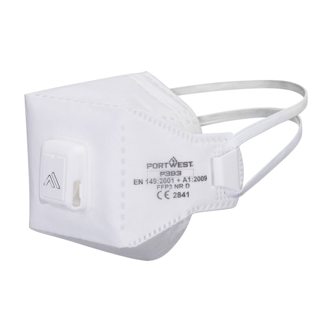Masca de protectie cu valva Dolomite Fold EAGLE FFP3 - Alb