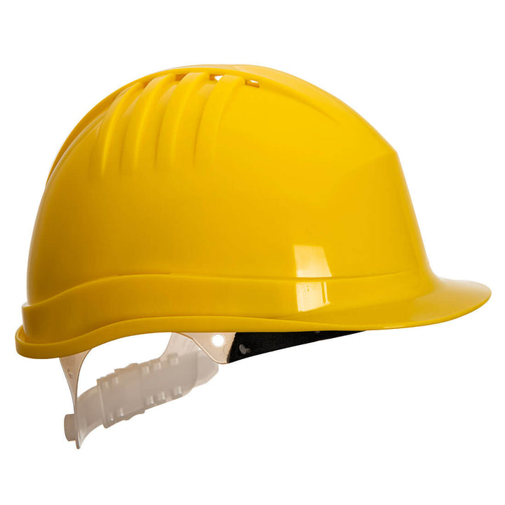 Cască de protecție Expertline (cu clichet de alunecare) - Galben