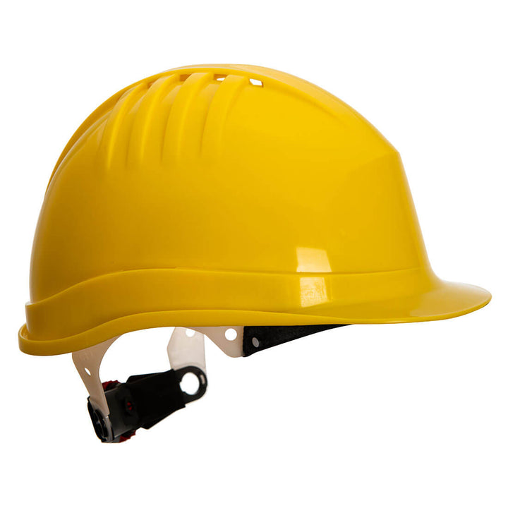 Cască de protecție Expertline (cu clichet de alunecare) - Galben