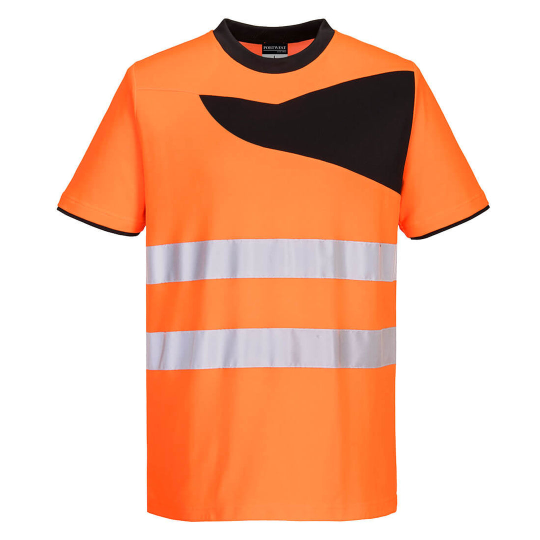 Tricou reflectorizant Portwest PW213 PW2 – portocaliu/negru